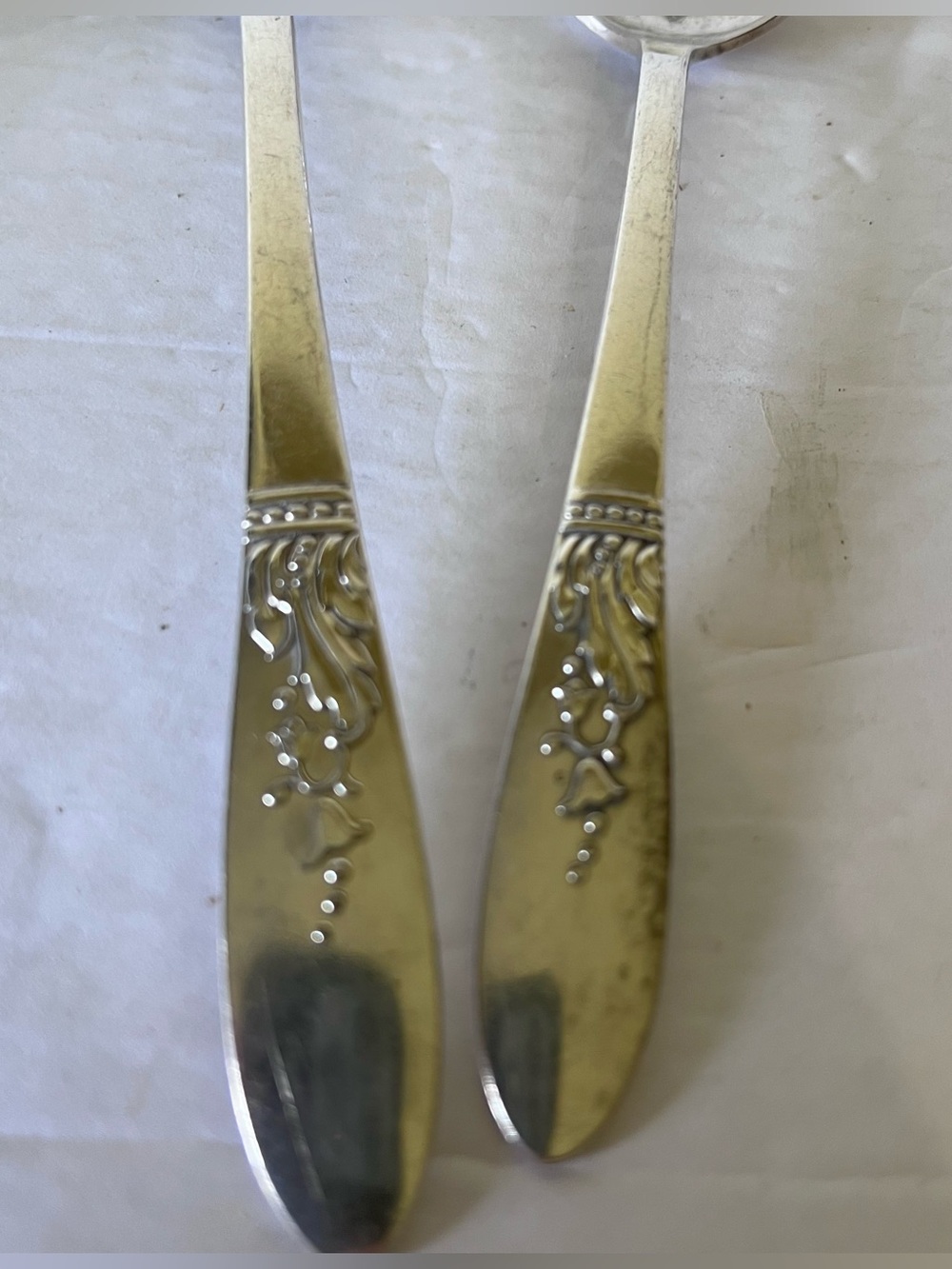 VTG Simon L & George H. Rogers Extra Heavy Plate "Presentation" Teaspoon & Serve